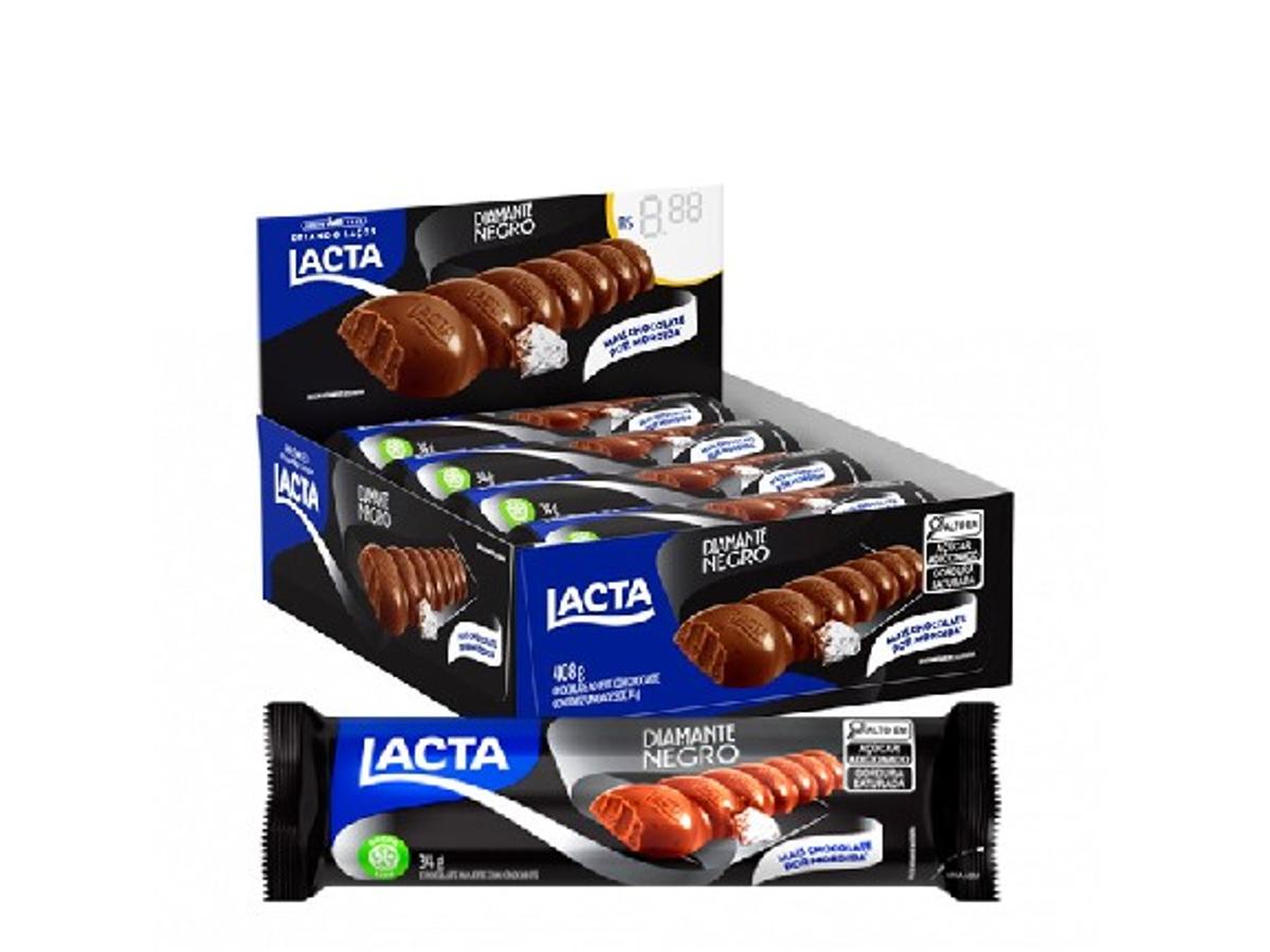 10782 - LACTA DIAMANTE NEGRO 34GR 1X12X34GR