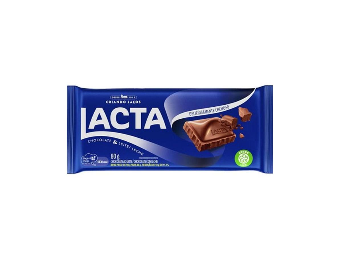 10777 - LACTA TABL. 80 GR AO LEITE 1X80GR