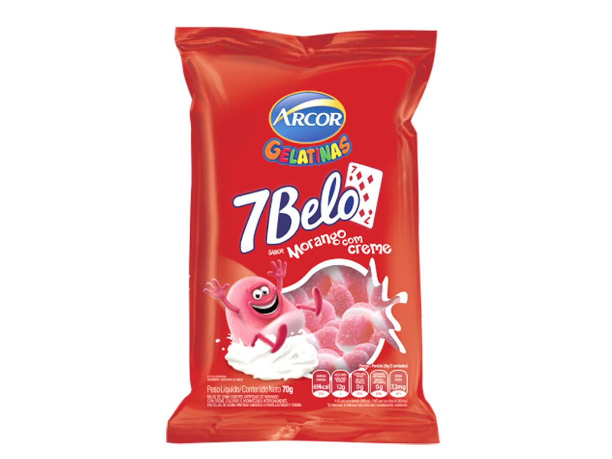 10116-GELATINA ARCOR 7 BELO MOR/CREME 70GR 1X70GR