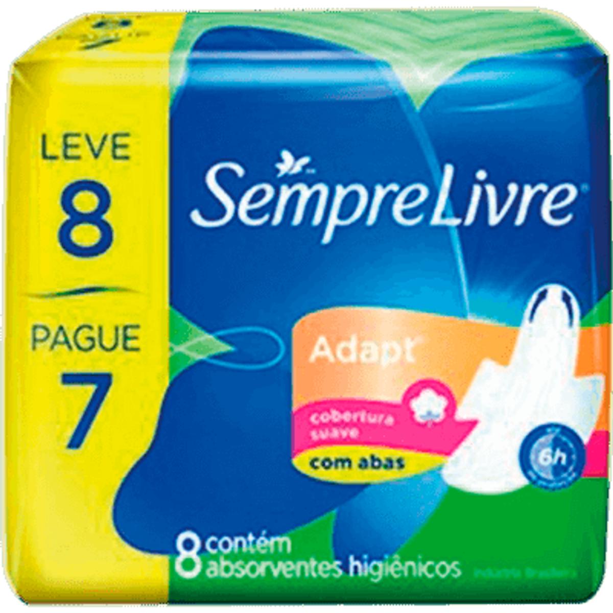 8239-ABSORV. SEMPRE LIVRE COM ABAS 1X08UN