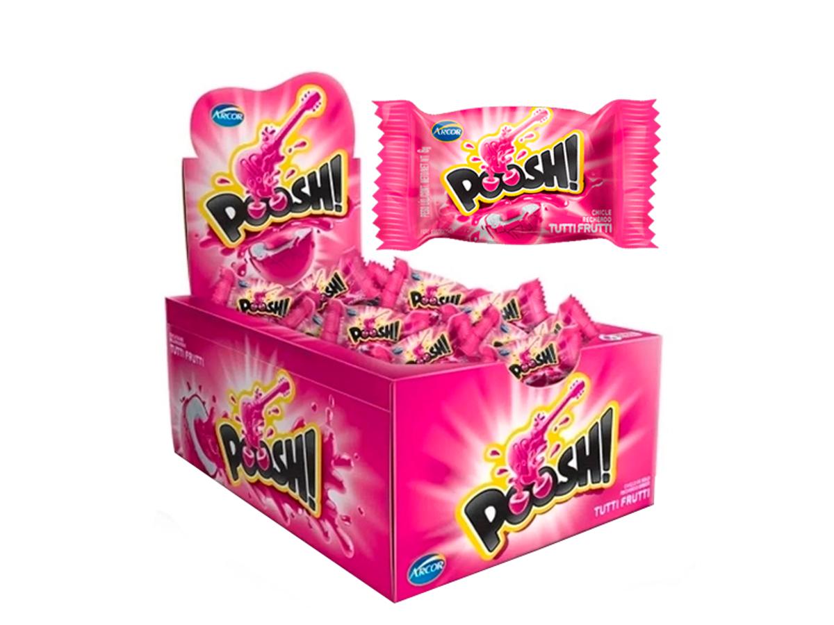 2161-CHICLE ARCOR POOSH T.FRUTTI 1X40UN