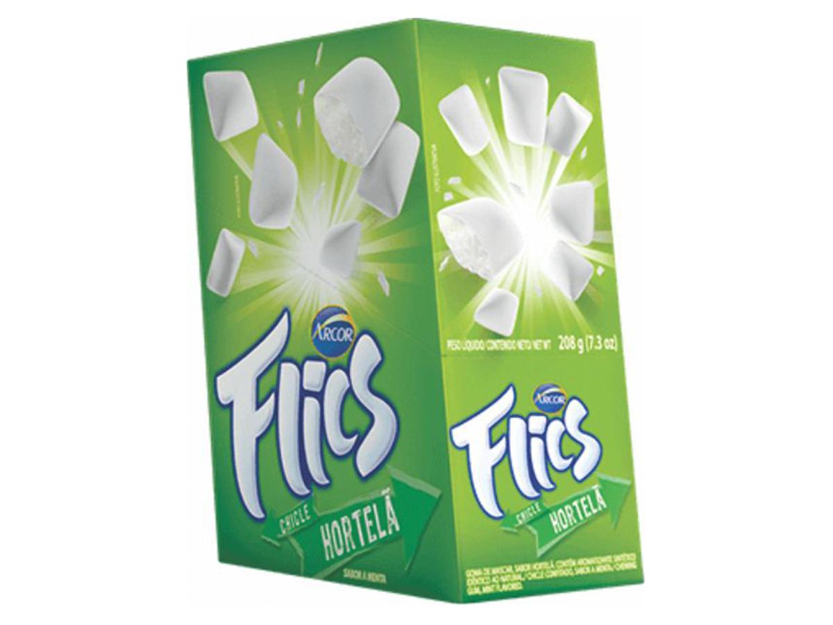 422-CHICLE FLIC'S BLISTER HORTELA 1X12UN