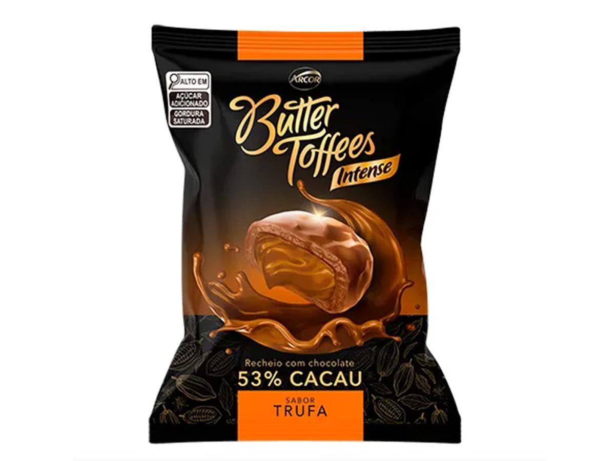 10999 - BALA SM BUTTER TOFFEE INTENSE CHOC 53% CACAU 1X90GR
