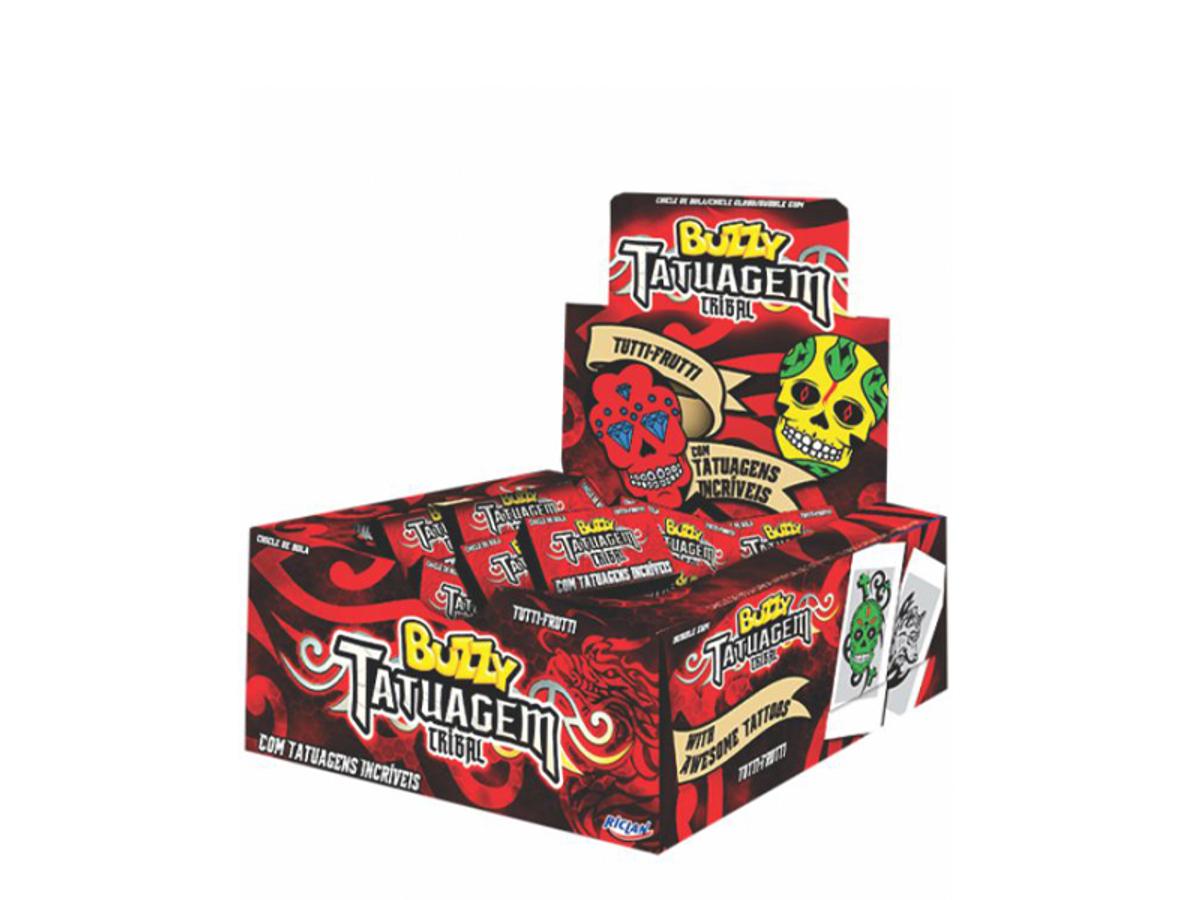 5814-CHICLE BUZZY TATTOO TRIBAL TUTTI 1X100UN
