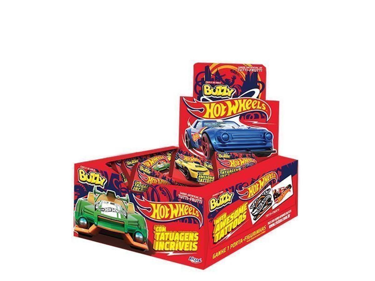11243-CHICLE BUZZY HOT WHEELS T.FRUTTI TATTOO 1X90UN