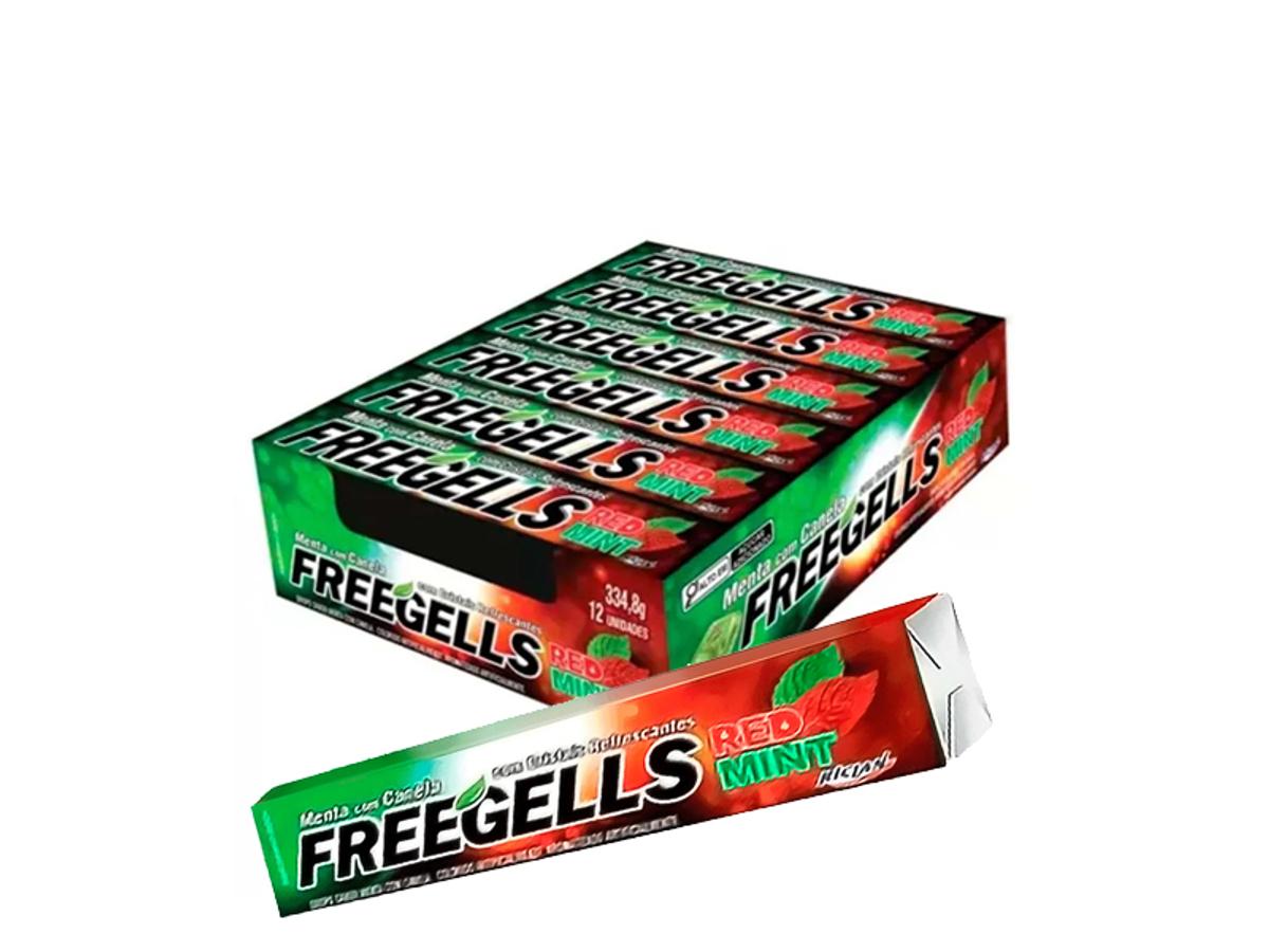 11355 - DROPS FREEGELLS MENTA E CANELA RED MINT 1X12UN