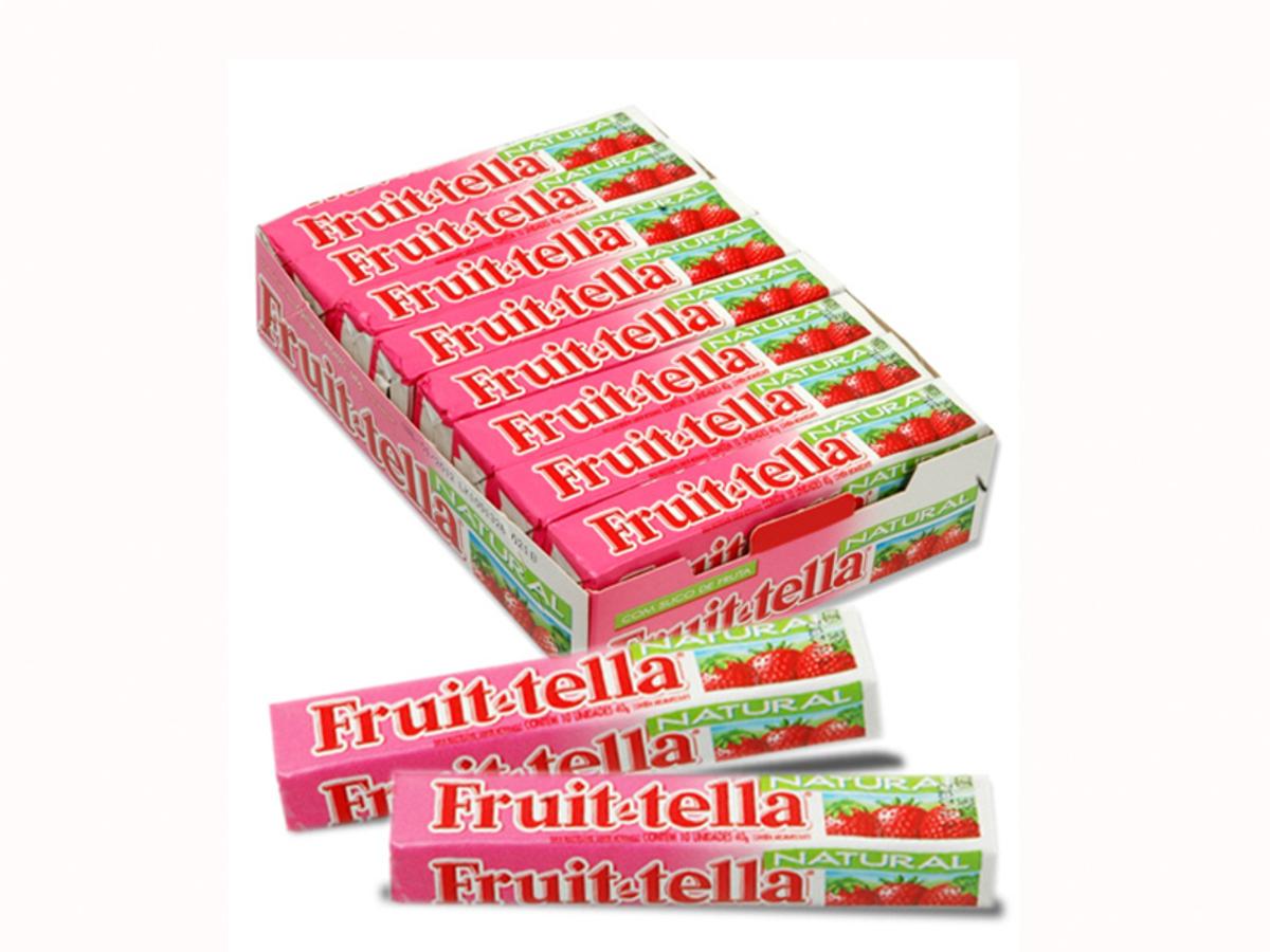 3936-FRUITELLA MASTIGAVEL MORANGO 1X16UN