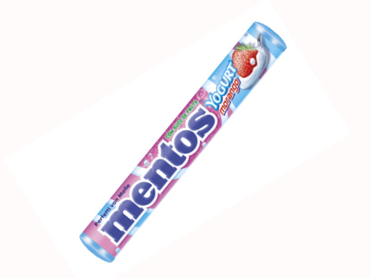 2144-PASTILHA MENTOS MORANGO/YOGURTE 1X16UN
