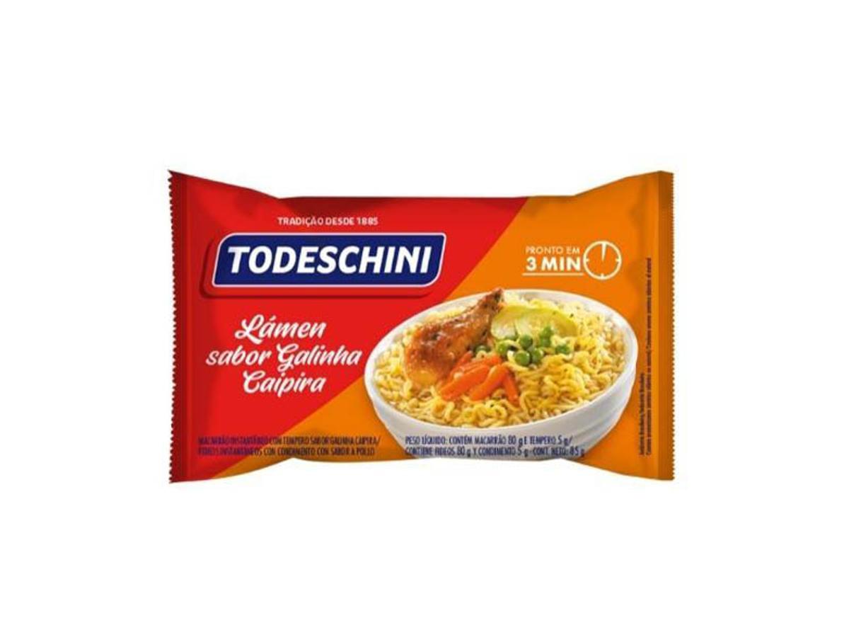 10374 - MACARRAO INST. TODESCHINI GALINHA CAIPIRA 1X85GR