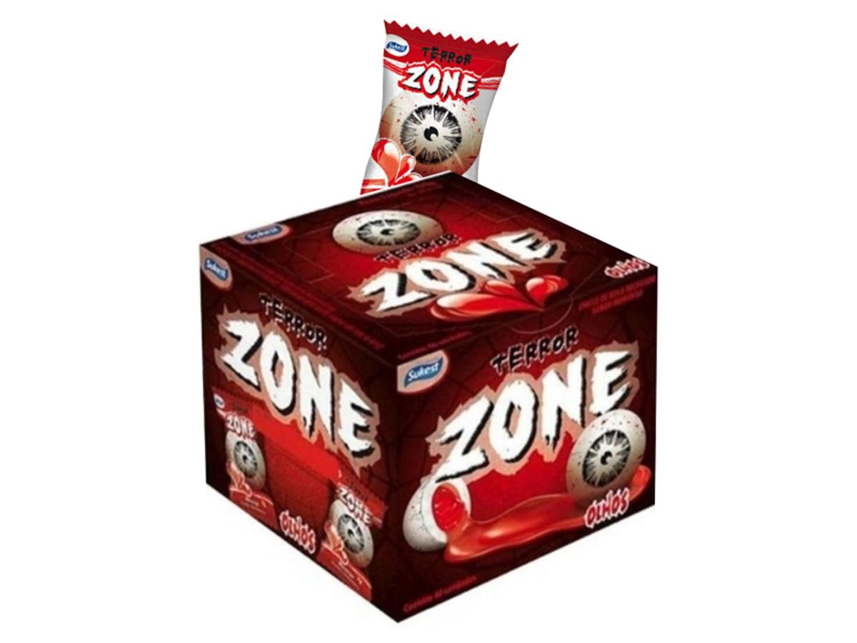 8372-CHICLE ZONE TERROR OLHOS 1X40UN