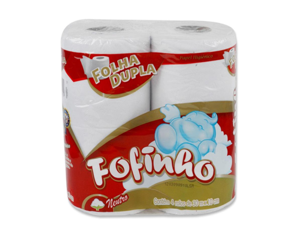 7808-PAPEL HIG. FOFINHO F.DUPLA NEUTRO 30MT X C 4UN