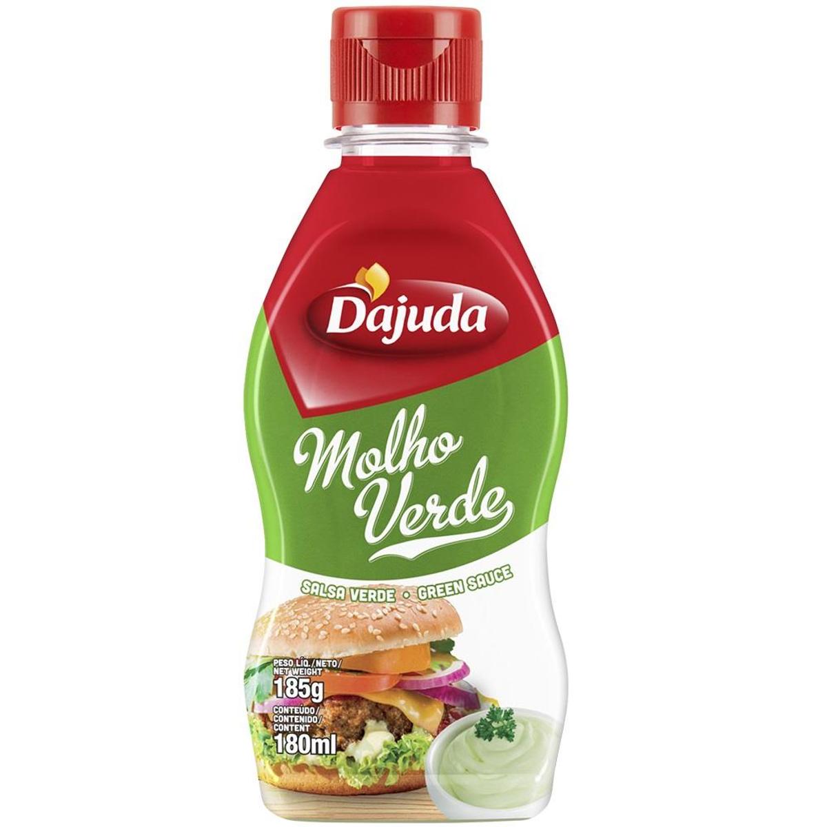 10881 - DAJUDA MOLHO VERDE PET 1X185GR