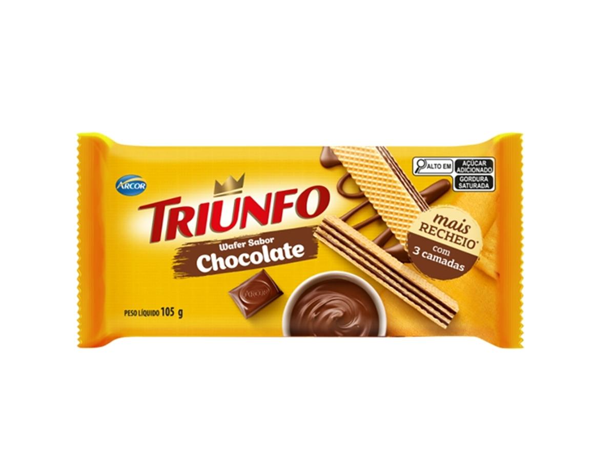 10131-BISC. TRIUNFO WAFFER CHOCOLATE 105GR 1X105GR