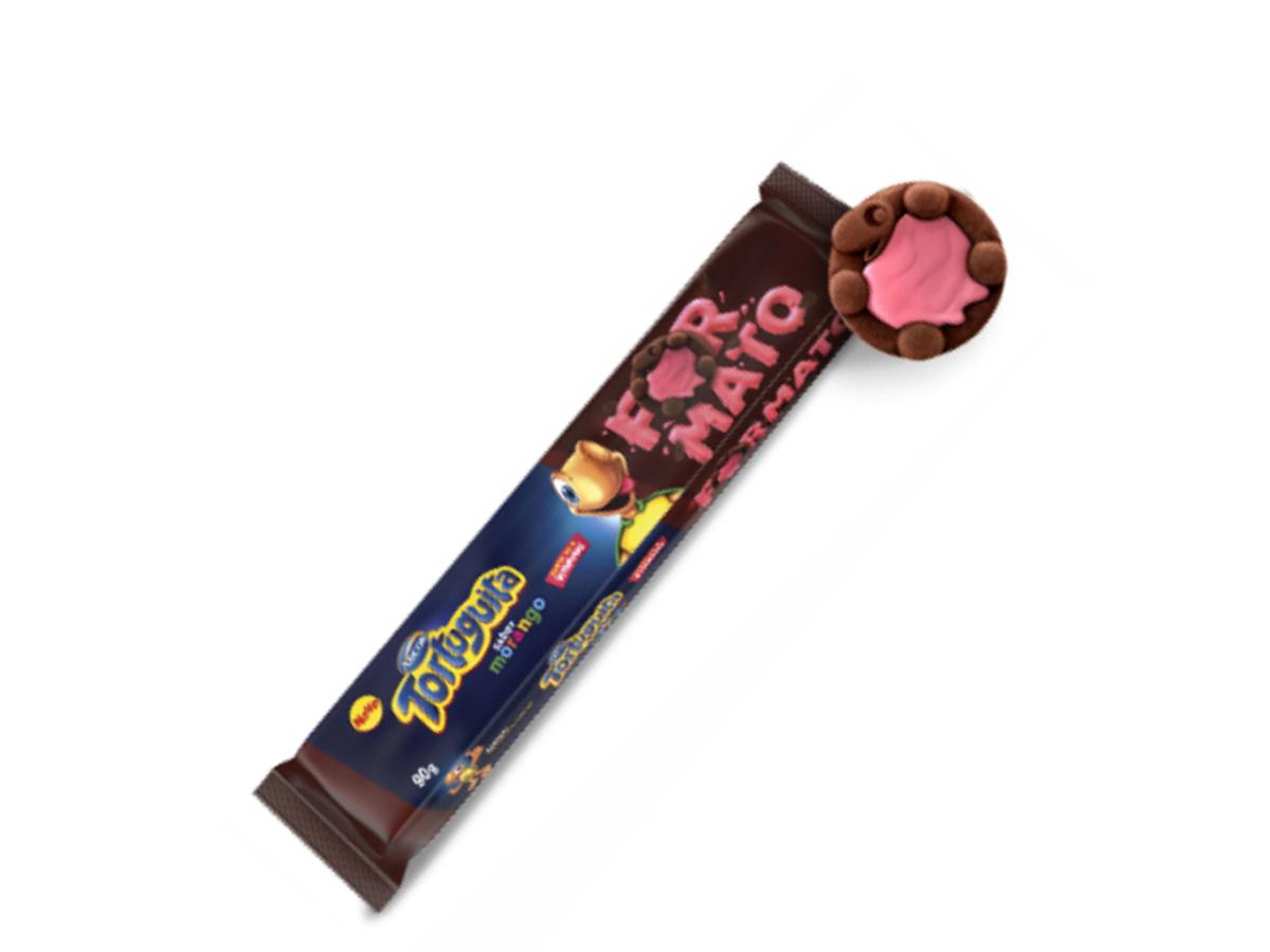 8660-BISC. TORTUGUITA TORTINHA MORANGO 1X90GR
