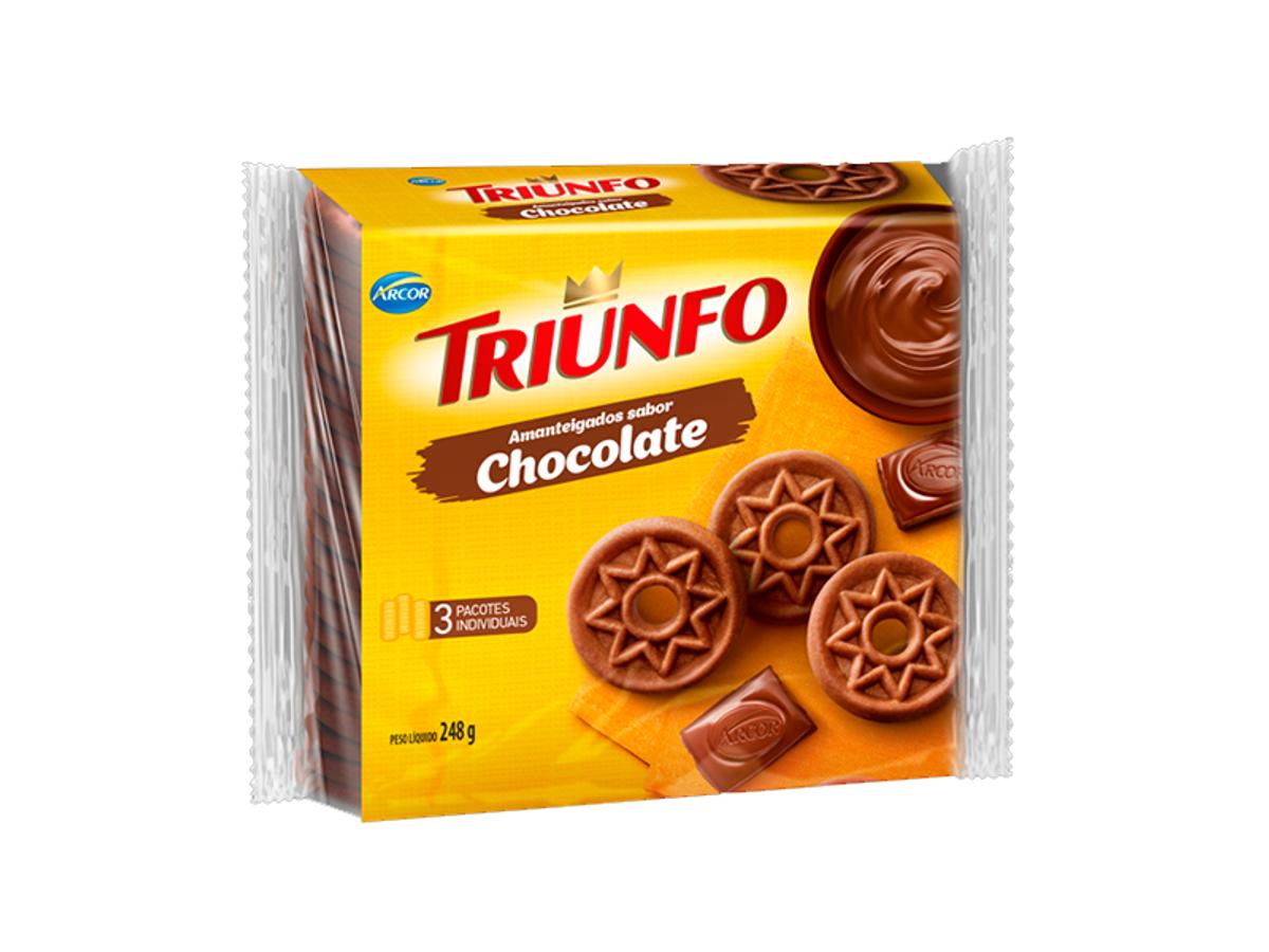 10610 - BISC. TRIUNFO AMANTEIGADO CHOCOLATE 1X248GR
