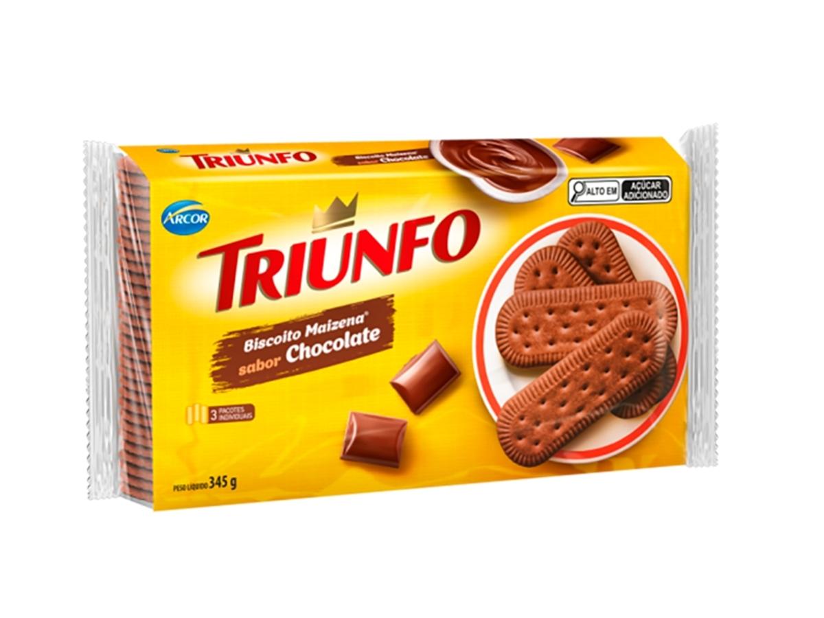 10584 - BISC. TRIUNFO MAIZENA CHOCOLATE 345GR 1X345GR