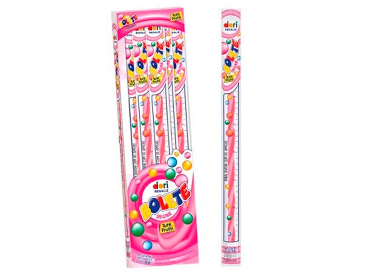 10428-DORI REGALIZ BOLETE TUTTI FRUTTI 1X24X27GR