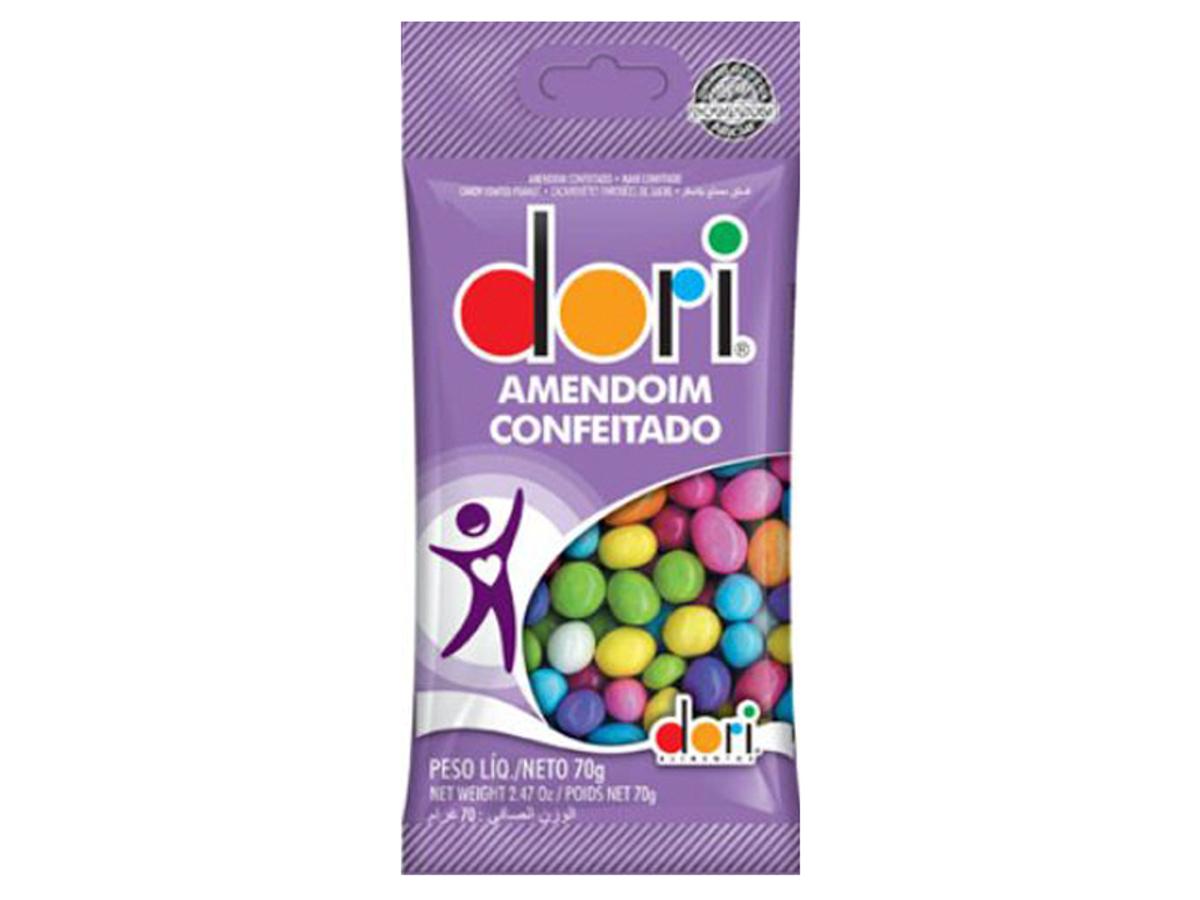 914-DORI AMENDOIM COLORIDO 1X70GR.