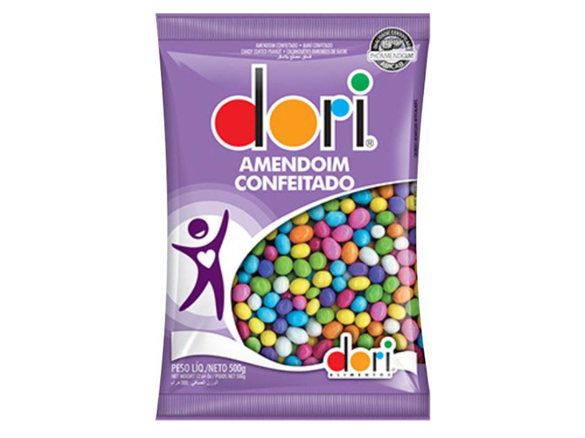975-DORI AMENDOIM COLORIDO 1X500GR.