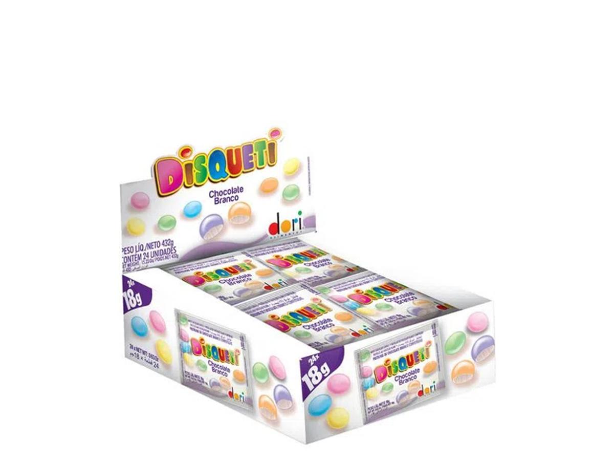 7658-DORI DISQUETI BRANCO 1X24X18GR
