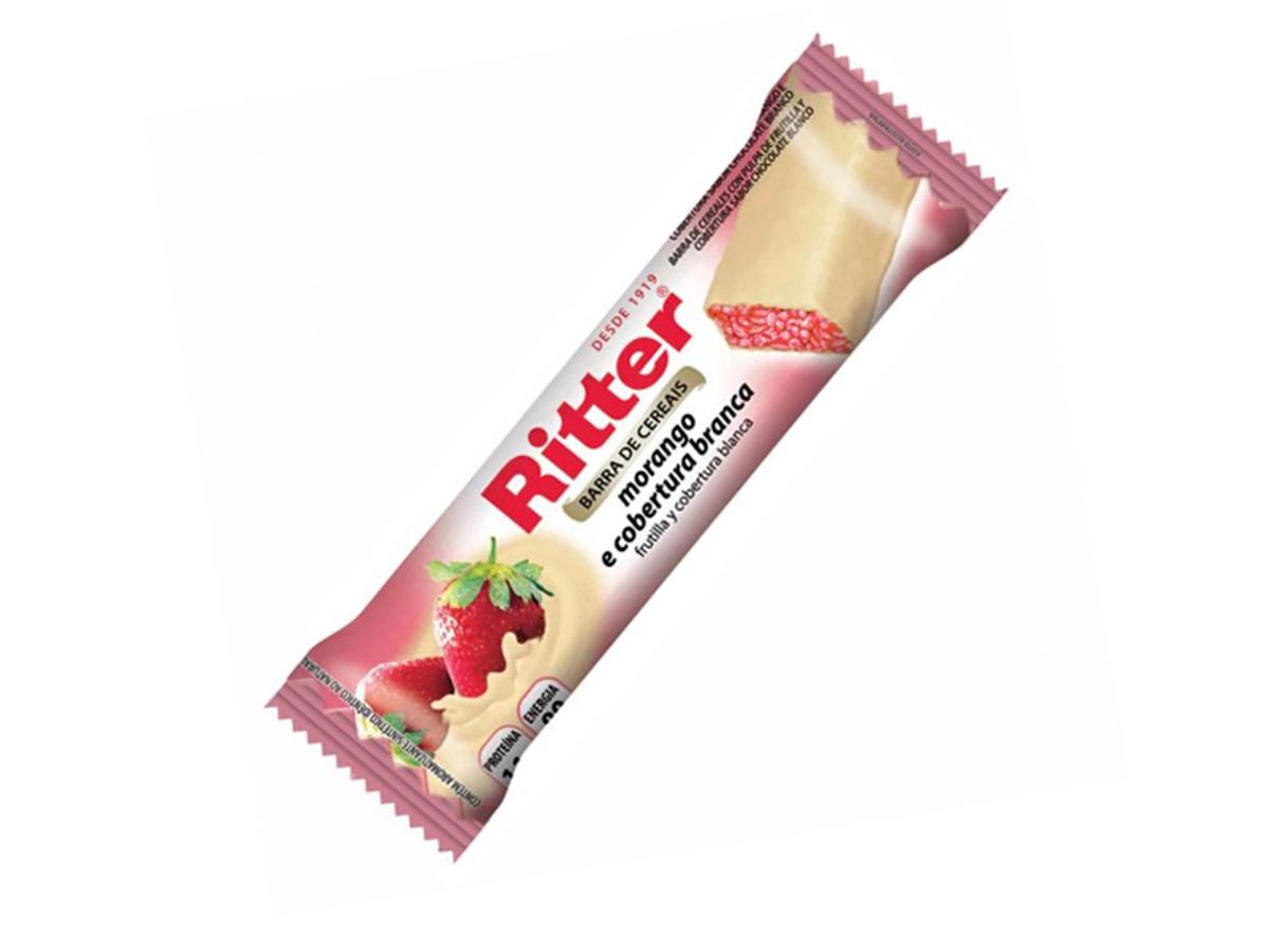 8671 - RITTER BARRA DE CEREAL MOR/CHOC BRANCO 1X24X25GR