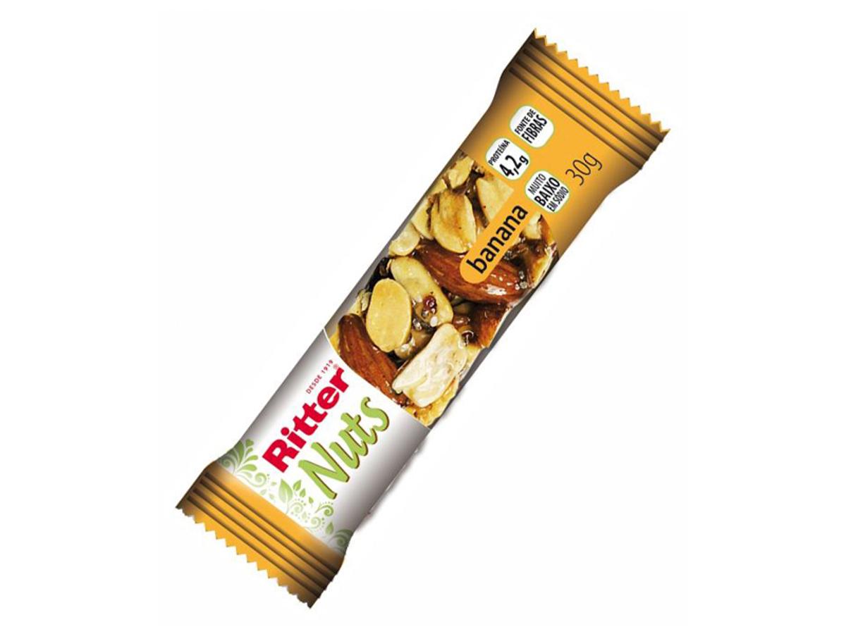 8672 - RITTER BARRA NUTS BANANA 1X12X30GR