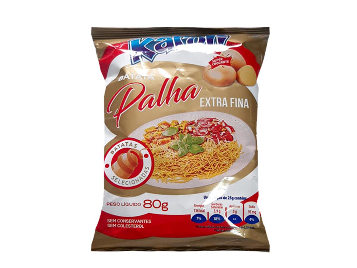 9980-BATATA PALHA KAROLI EXTRA FINA 80GR (UND) 1X80GR