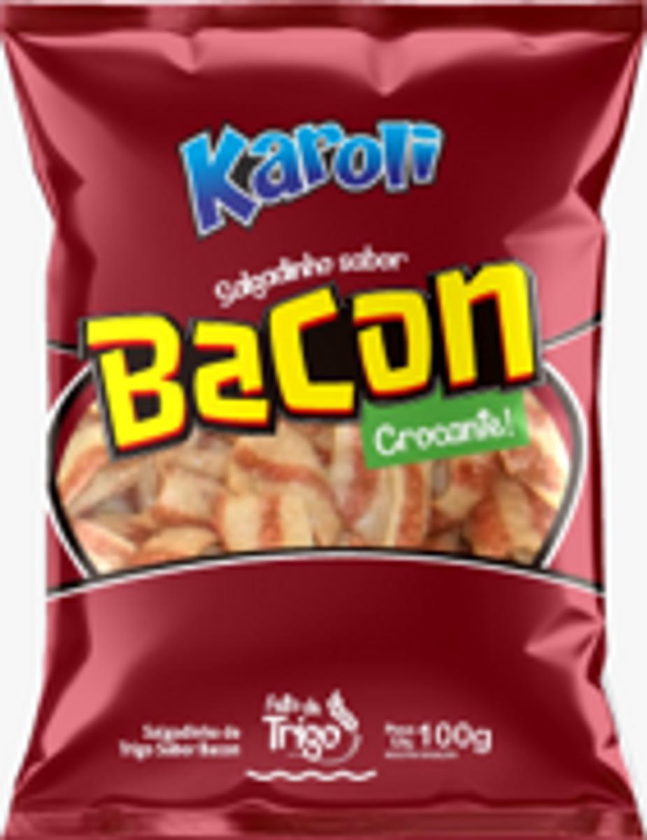 10988 - SALGADINHO KAROLI BACON 100GR 1X100GR