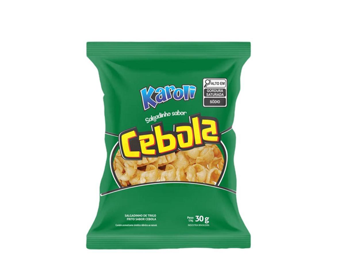 10981 - SALGADINHO KAROLI PELLET CEBOLA 30GR 1X30GR