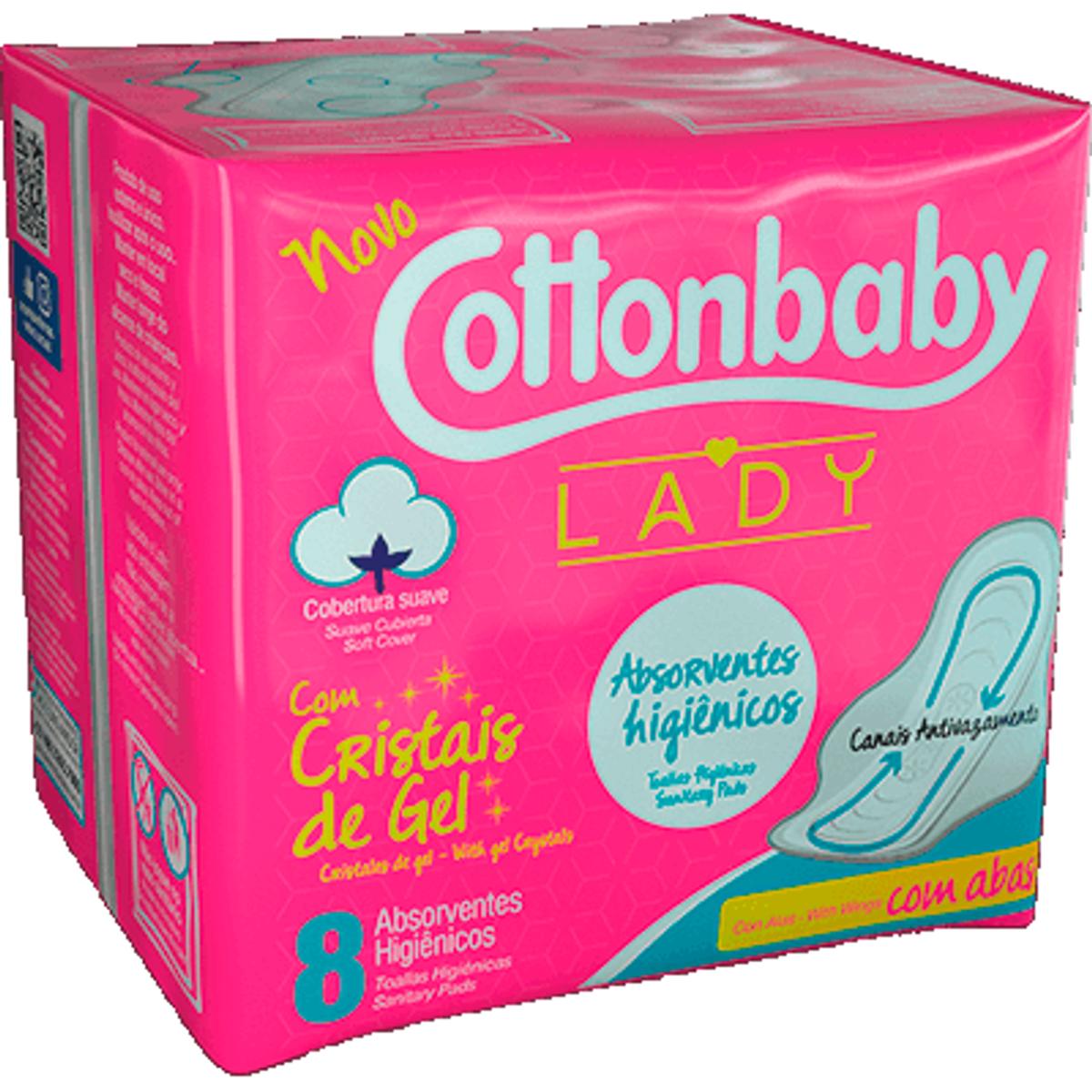 7634-ABSORV. COTTONBABY LADY SUAVE COM ABAS 1X08UN