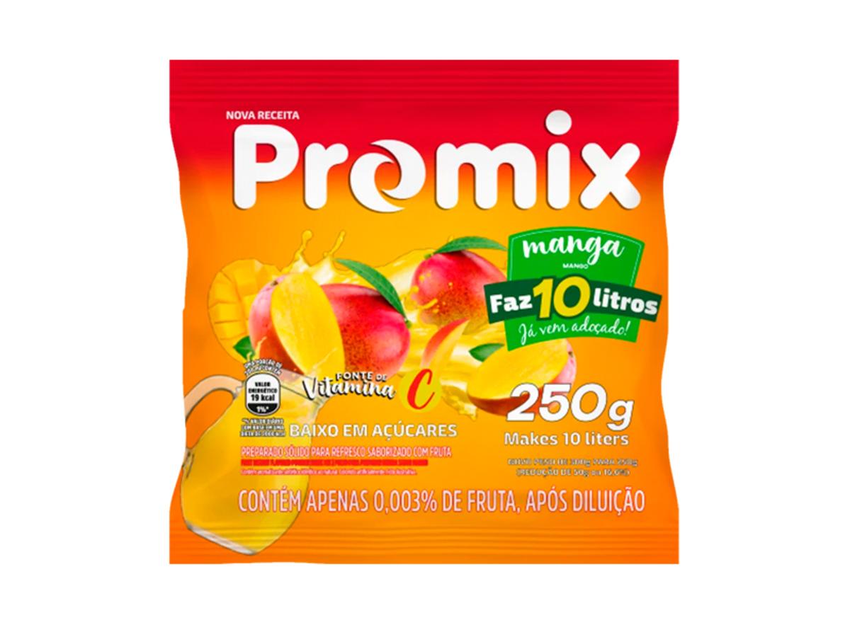 10562 - REFRESCO EM PO PROMIX 250GR MANGA 1X250GR