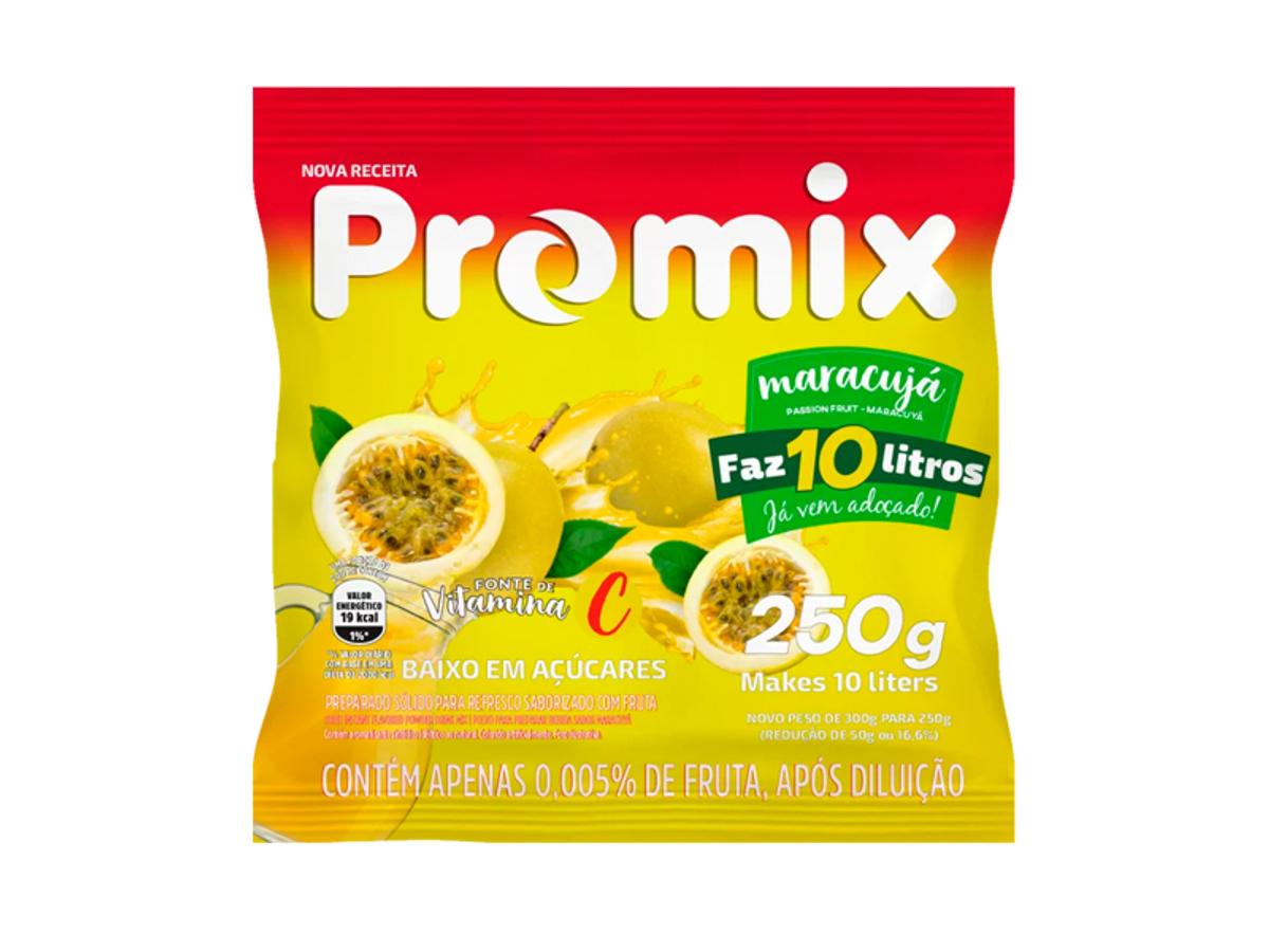 10563 - REFRESCO EM PO PROMIX 250GR MARACUJA 1X250GR