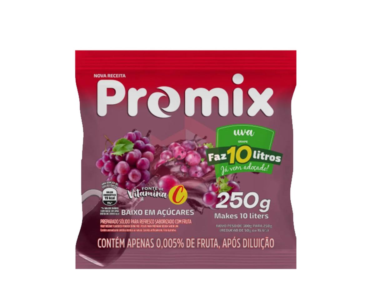 10376 - REFRESCO EM PO PROMIX 250GR UVA 1X250GR