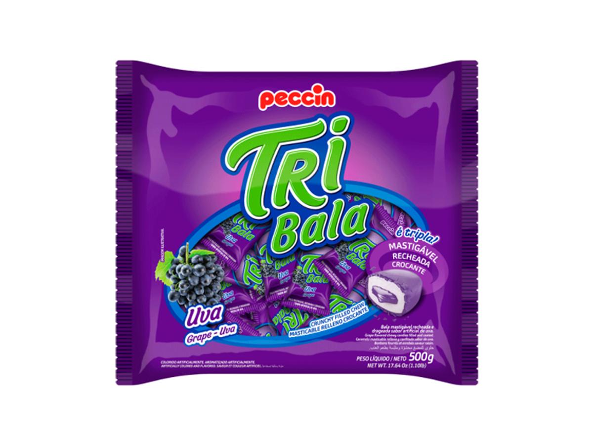 7445-BALA PECCIN TRIBALA UVA MAST. C/RECHEIO 1X600GR
