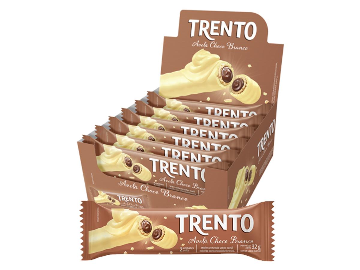 10888 - TRENTO RECH. AVELA CHOCO BRANCO 32GR 1X16UN