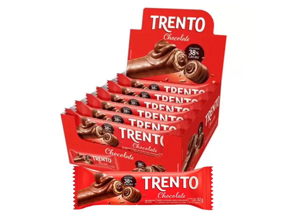 11201 - TRENTO RECH. CHOC. MILK 38% CACAU 1X16UN
