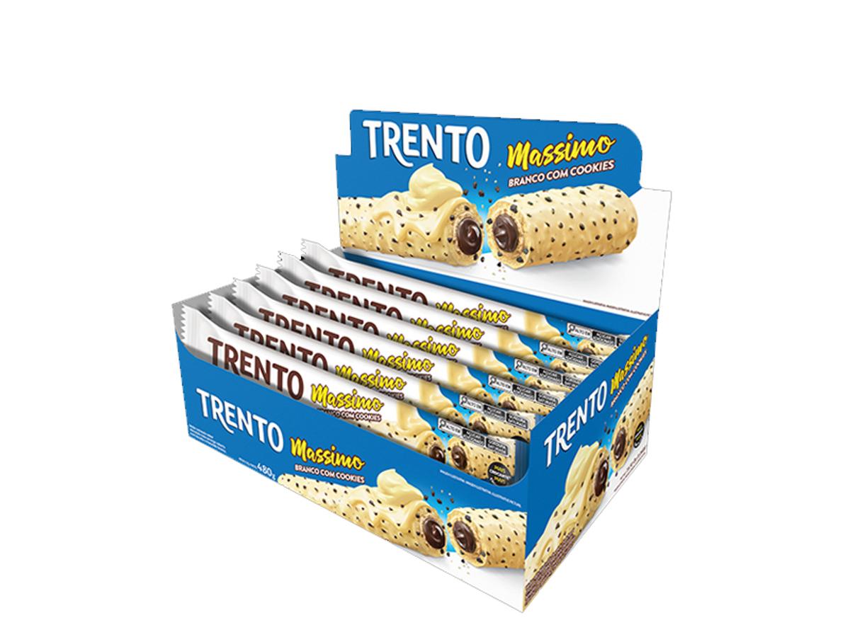 11359 TRENTO MASSIMO CHOC. BRANCO COM COOKIES 1X15X25GR