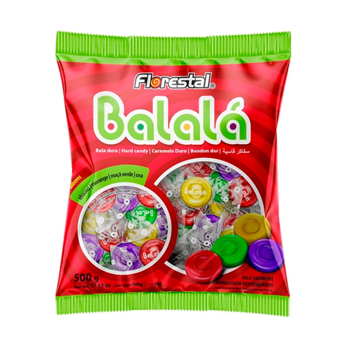 10467-BALA FLORESTAL 500 GR AZEDINHA BALALA 1X500GR