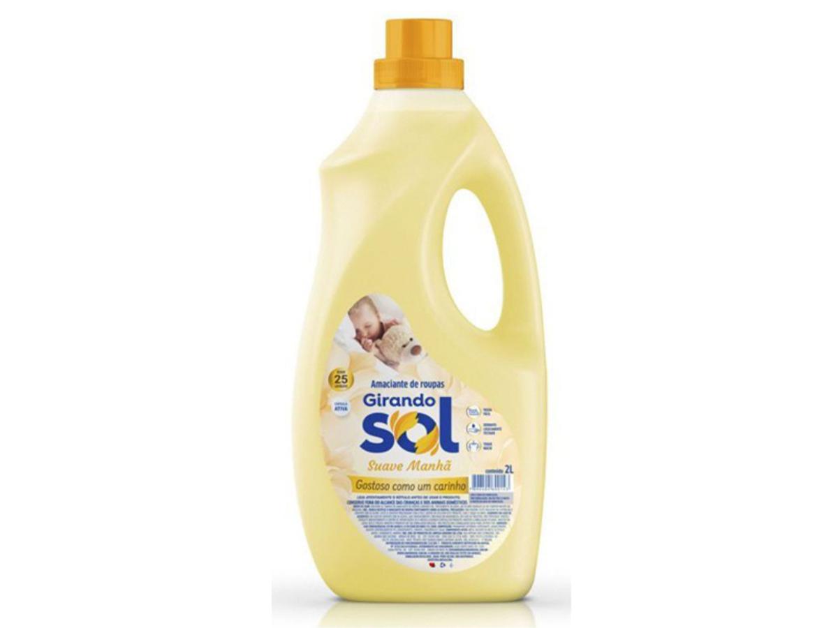 7186 -G. SOL AMACIANTE TRAD. AMARELO SUAVE 2LT