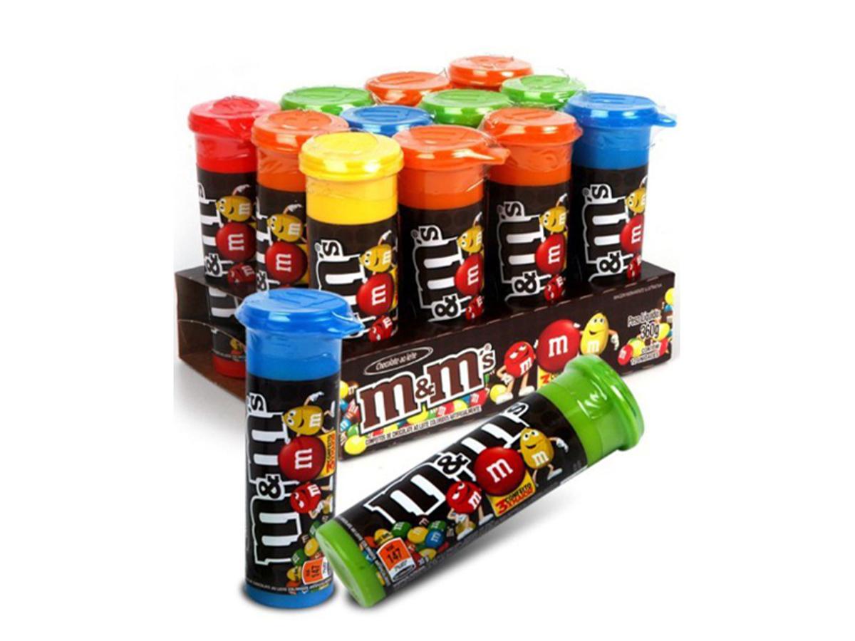 9572-DISPLAY CHOC. CONFEITO MM S TUBO 12X30GR 1X12X30