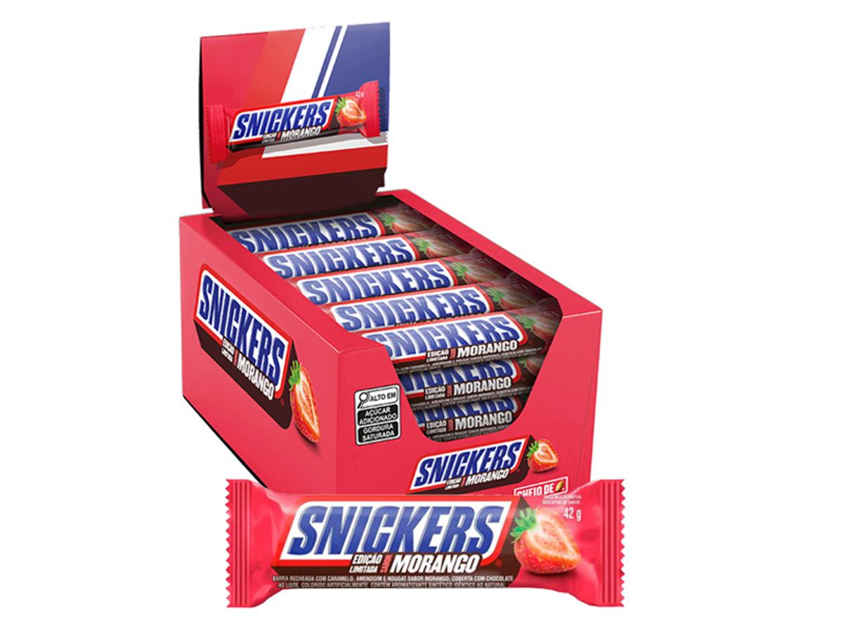 11071 - CHOC. SNICKERS MORANGO 42GR (GRD) 1X20X42GR