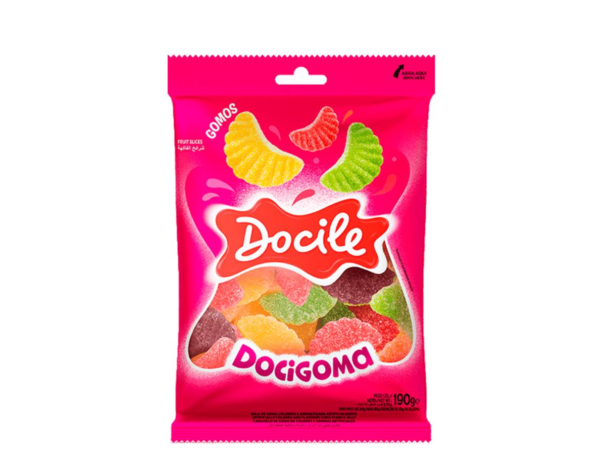5931-DOCILE GOMA 190G GOMOS FRUTAS 1X190GR