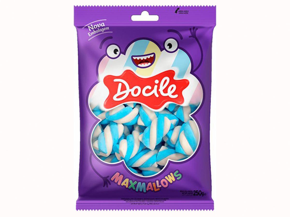 7500-DOCILE PCT 250GR MARSHMALLOW TWIST AZUL/BRAN 1X250GR