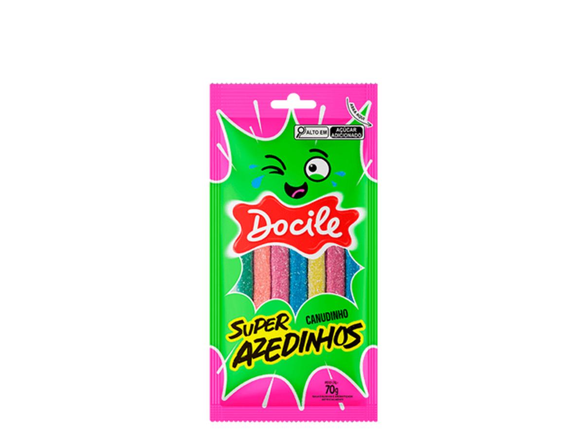 10818 - DOCILE CANUDINHO 70G SUPER AZEDINHOS 1X70GR