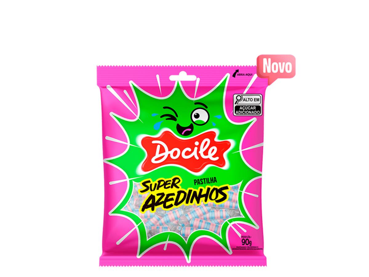 10817 - DOCILE PASTILHA SUPER AZEDINHOS 1X90GR
