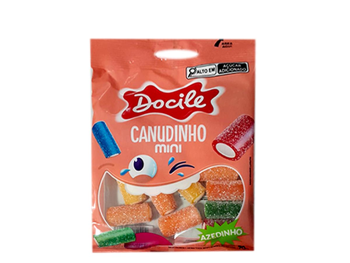 11227 - DOCILE CANUDINHO MINI AZEDINHO 70G 1X70GR