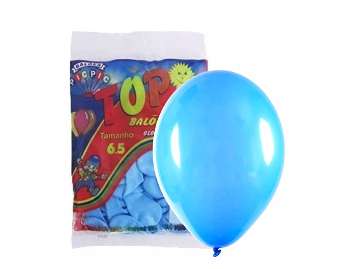 11542 - BALAO LISO LINHA TOP 6.5 AZUL CLARO 1X50UN