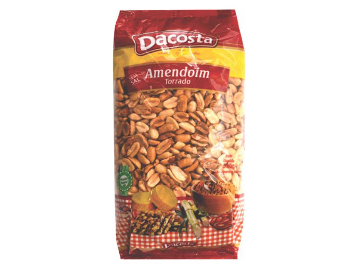 6970 - DACOSTA AMENDOIM TORRADO (METADE) 500GR