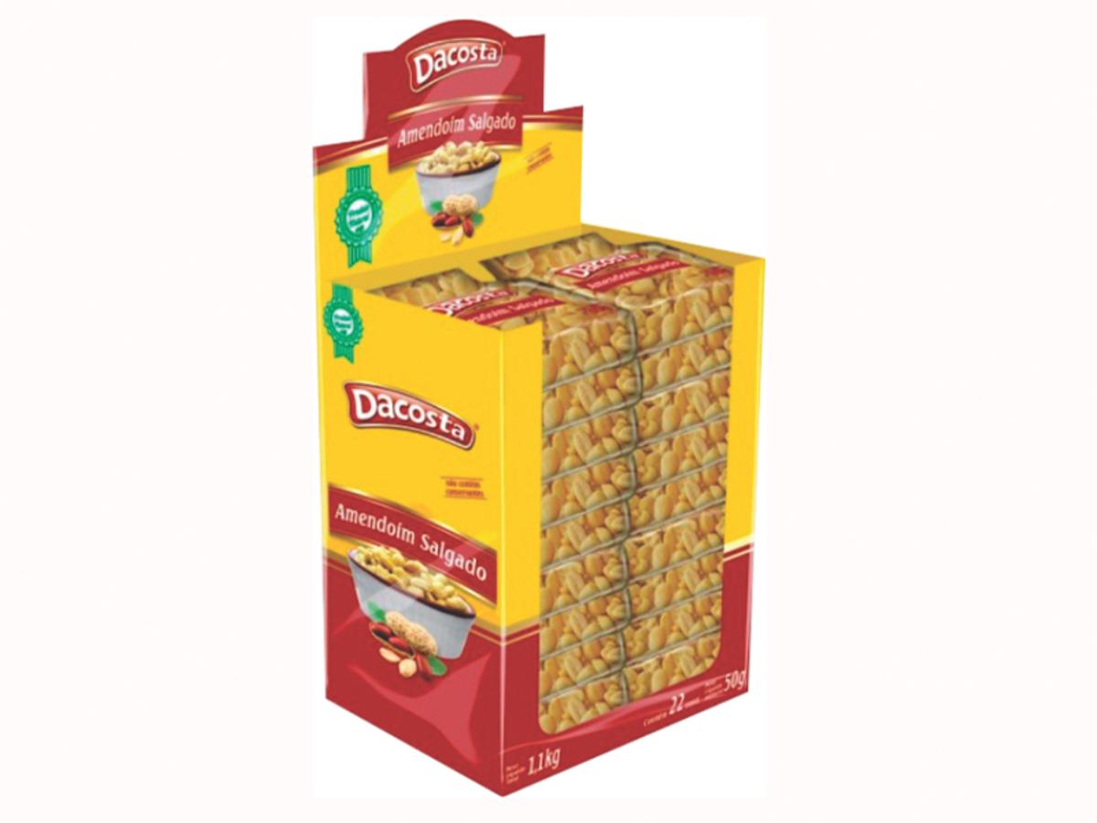 6317 - DACOSTA DISPLAY AMENDOIM SALGADO 50GR 1X22UN