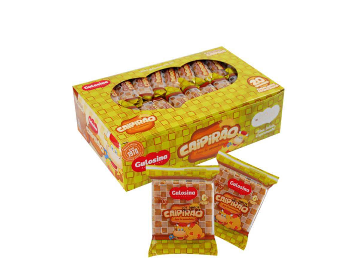 8857 - GULOSINA DISPLAY TORRÃO CAIPIRÃO 1,4KG 1X20X70GR